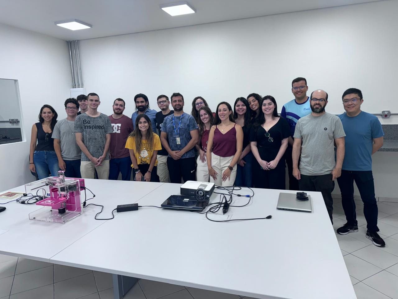 BBLab group photograph in the laboratory
